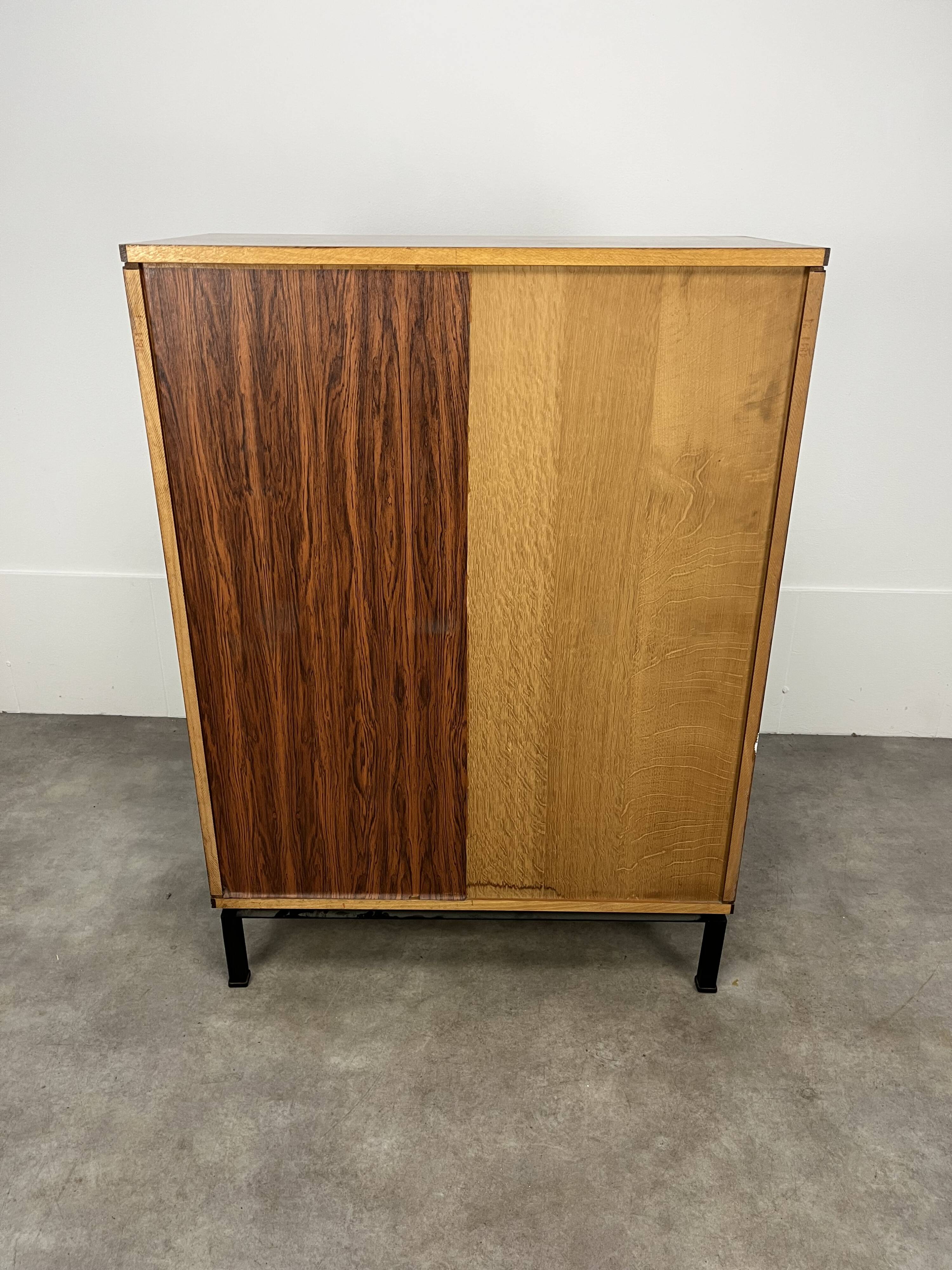 Marcel Gascoin secretary desk, reconstruction style, 1950s, for Alveole