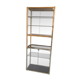 Brass bookcase