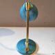 Lampe de bureau vintage Aluminor bleue