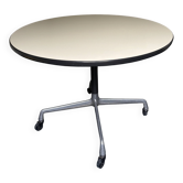 Table ronde Charles & Ray Eames–édition Herman Miller authentifiée - h 65cm