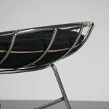 1960s Wire metal stools by Tomado from the Netherlands