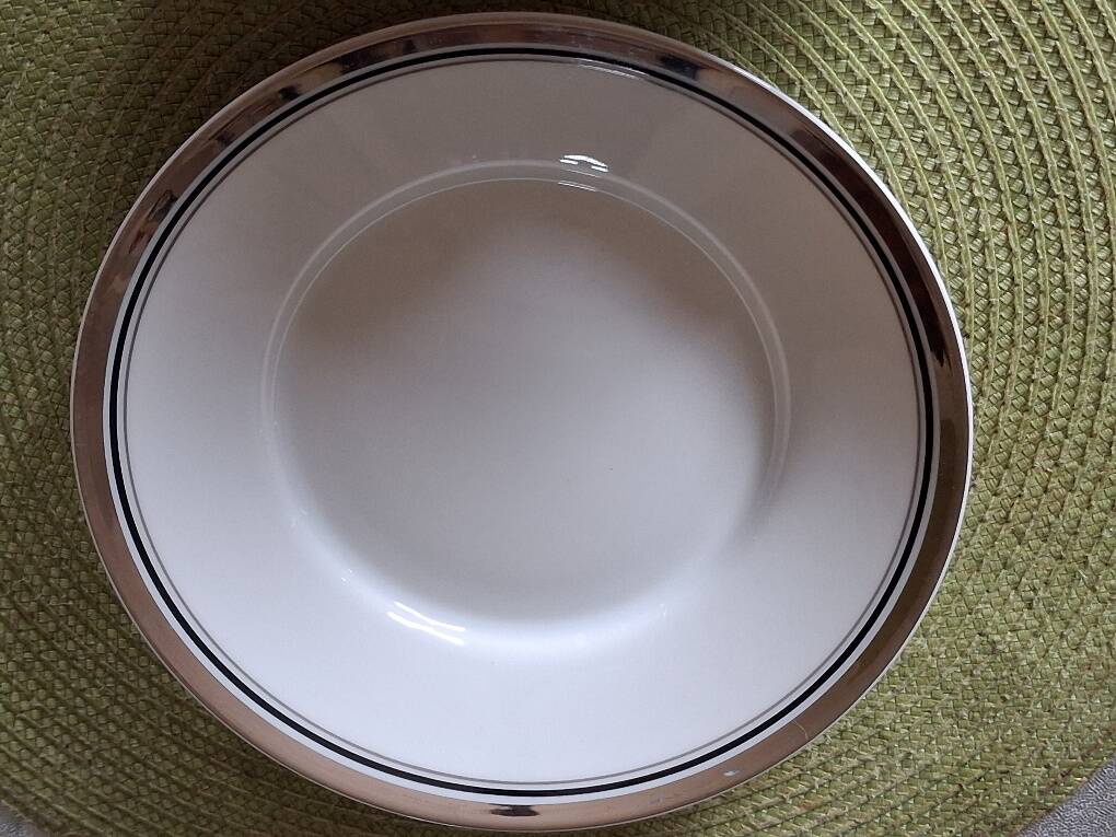 Large breakfast cup Design 1996 Ultra Platinum-silver