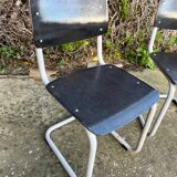 Pair of industrial chairs