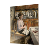 Oil on canvas scene of life