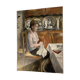 Huile sur toile scène de vie
