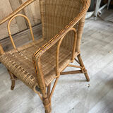 Fauteuil rotin
