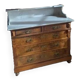 Old chest of drawers high dressing table