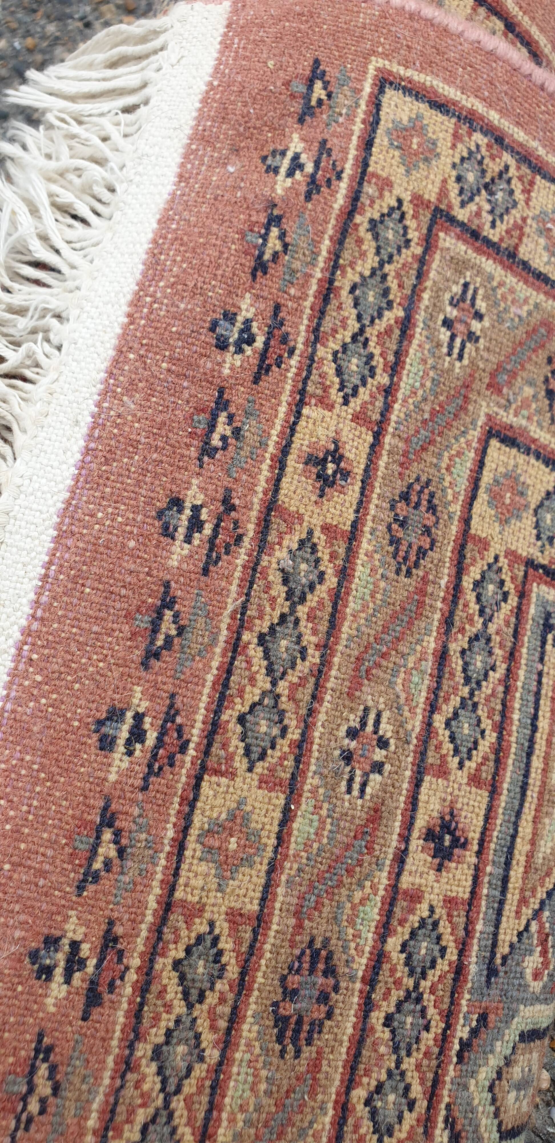 Iranian silk wool carpet