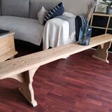 Wooden bench