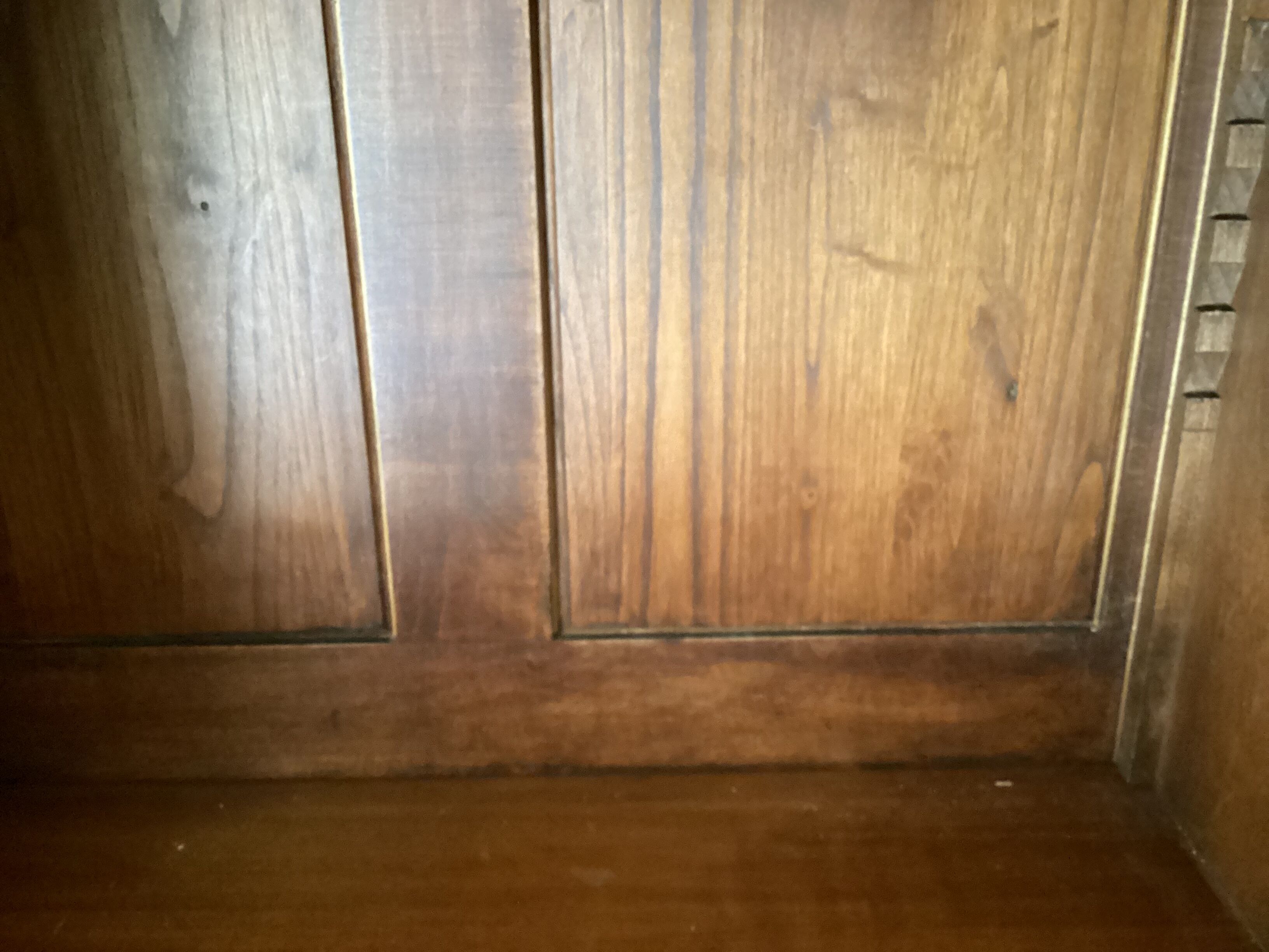 Cherry bookcase stamped Louis Tricoire