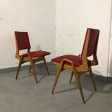 Maurice Pre pair of elm chairs
