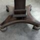 English guéridon table with a tilting top in mahogany, late 19th century.