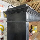 Black patina bookcase