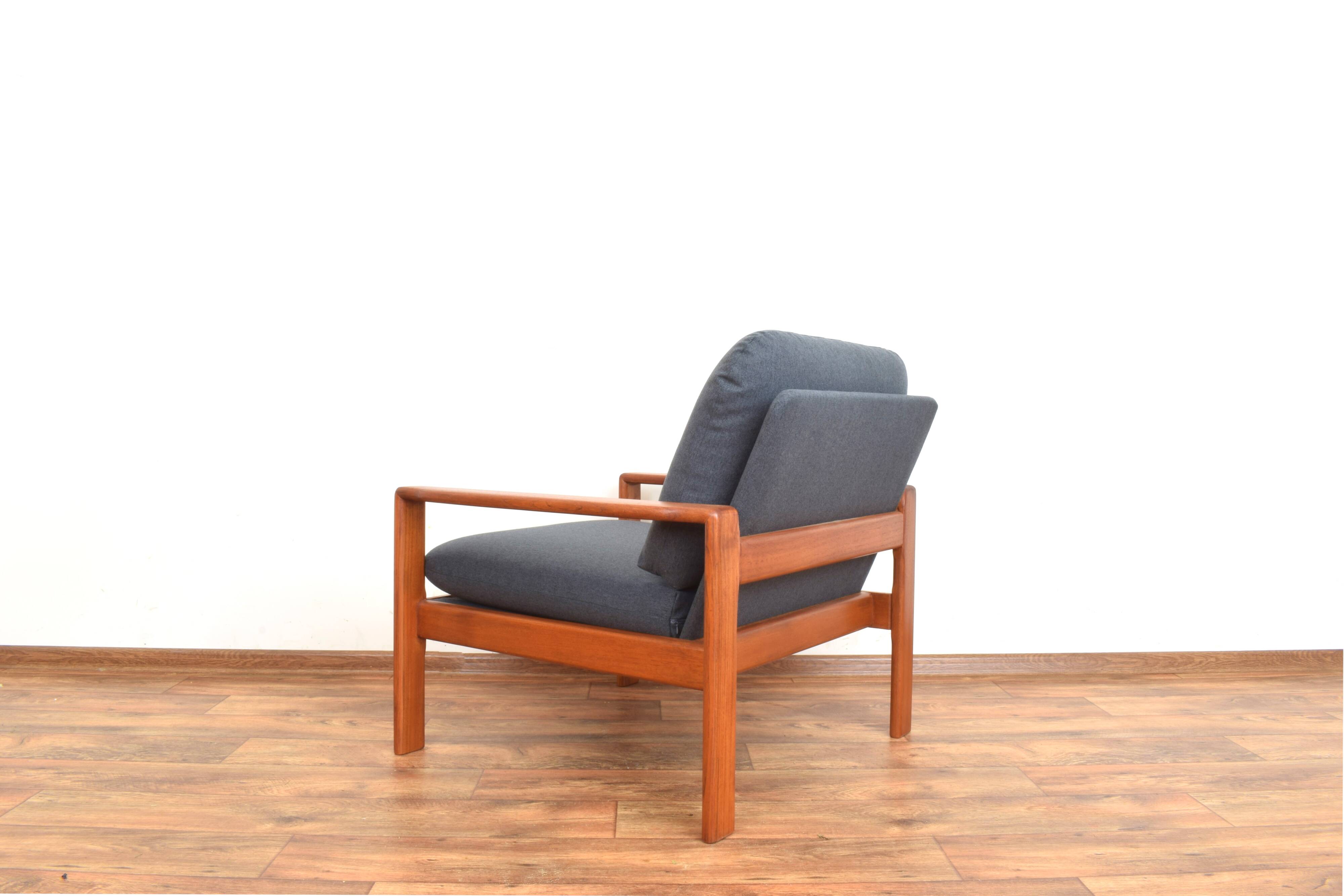 Mid-Century Danish Teak Armchairs, 1970s, Set of 2