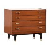 Vintage teak and brass dresser 1960