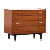 Vintage teak and brass dresser 1960