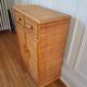 Dresser in rattan and canning