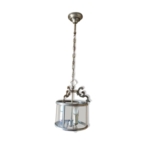 Suspension en metal couleur gris