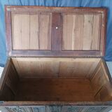 Old gothic oak chest