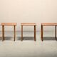 Kai Kristiansen Cube No. 33 Interlocking Nesting Tables in Walnut, Denmark