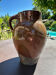 Clay pottery jug