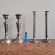 Project PRO Philippine lot 10 candle holders silver metal