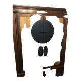 Rosewood, bronze and bamboo wardrobe La Maison Coloniale