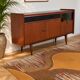 Vintage Scandinavian enfilade design