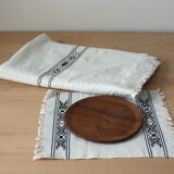 Tablecloth and table set