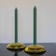 Glass candleholders by Anne Nilsson for Kosta, 2000s, set of 2