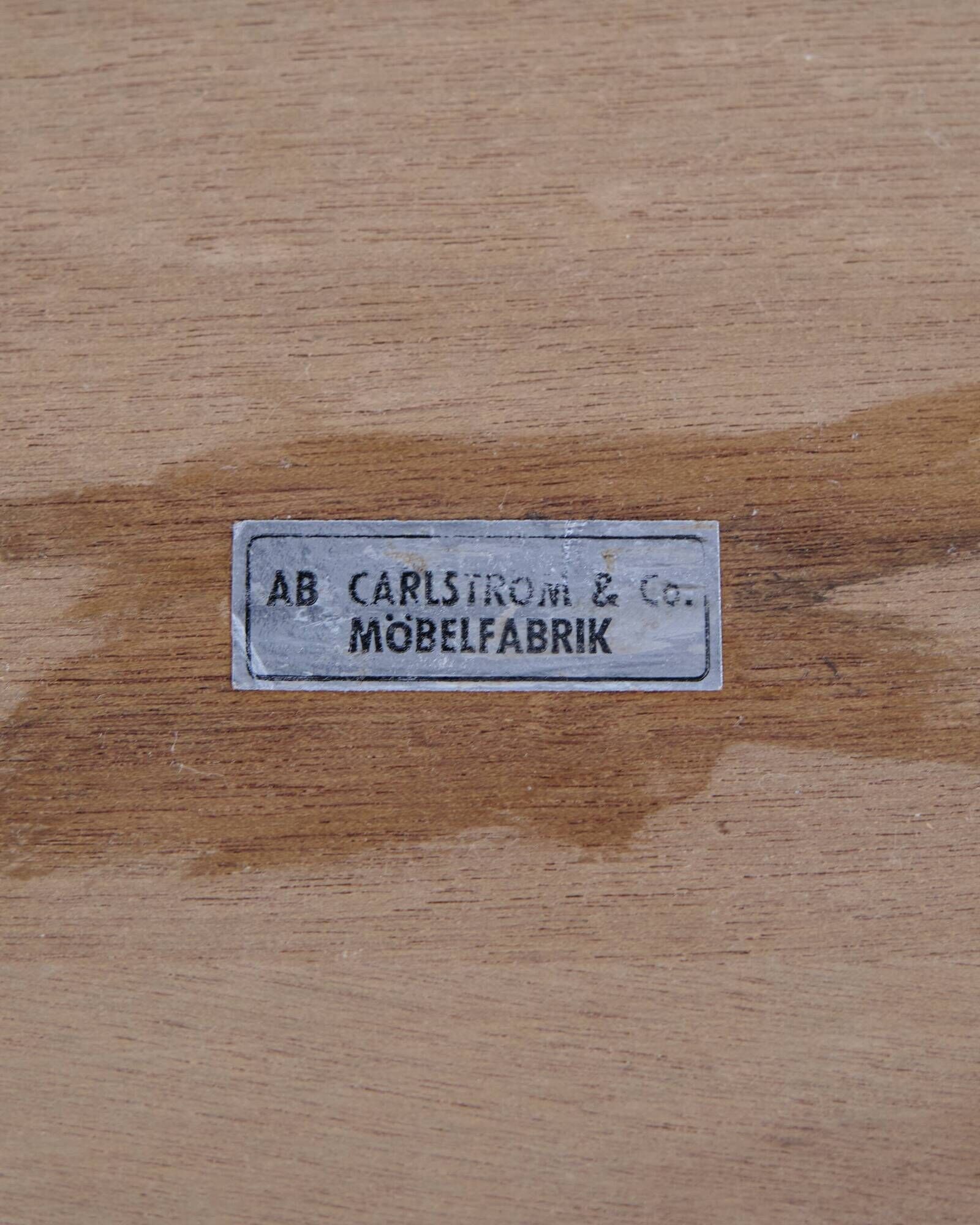 Side/bedside table - Teak - AB Carlström & Co furniture factory - Sweden - 1950s