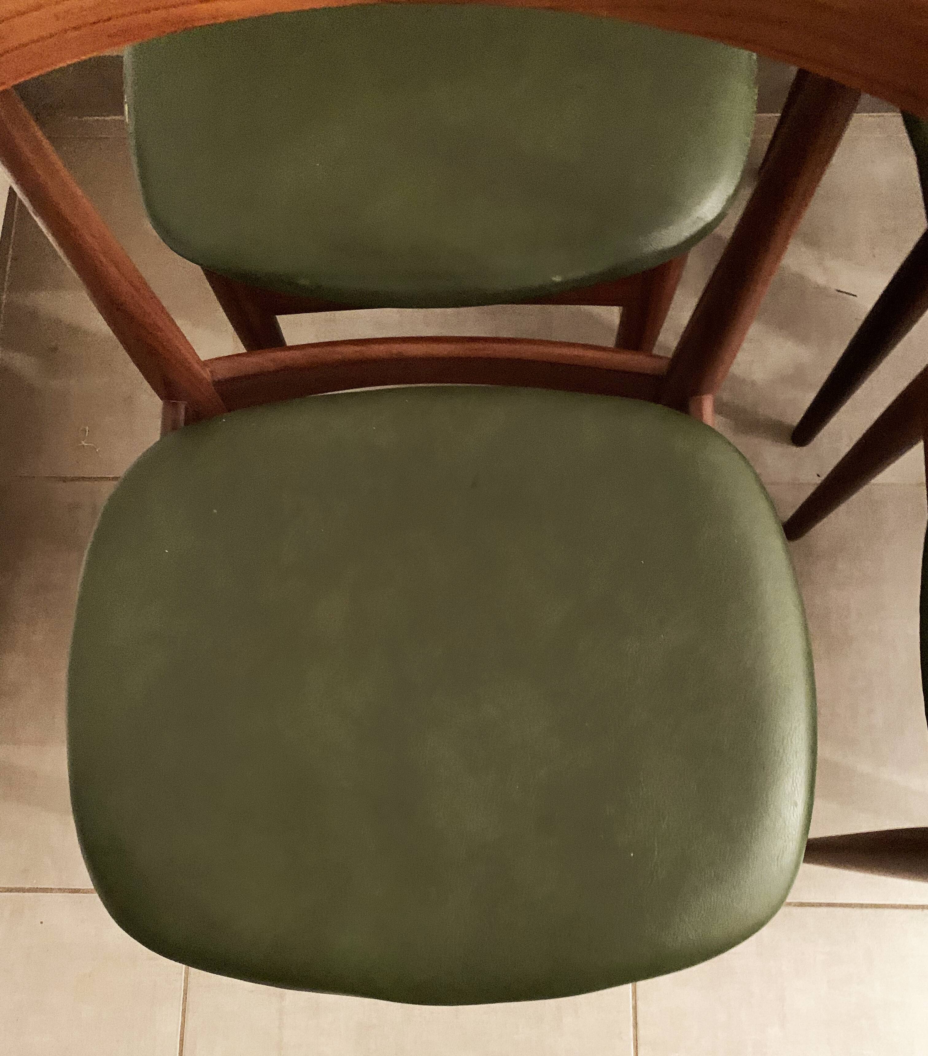 Ensemble de 6 chaises danoises de Hans Olsen pour le fabricant Frem Røjle