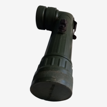 French angled military lamp