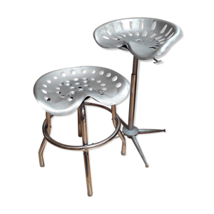 Duo tabourets industriels