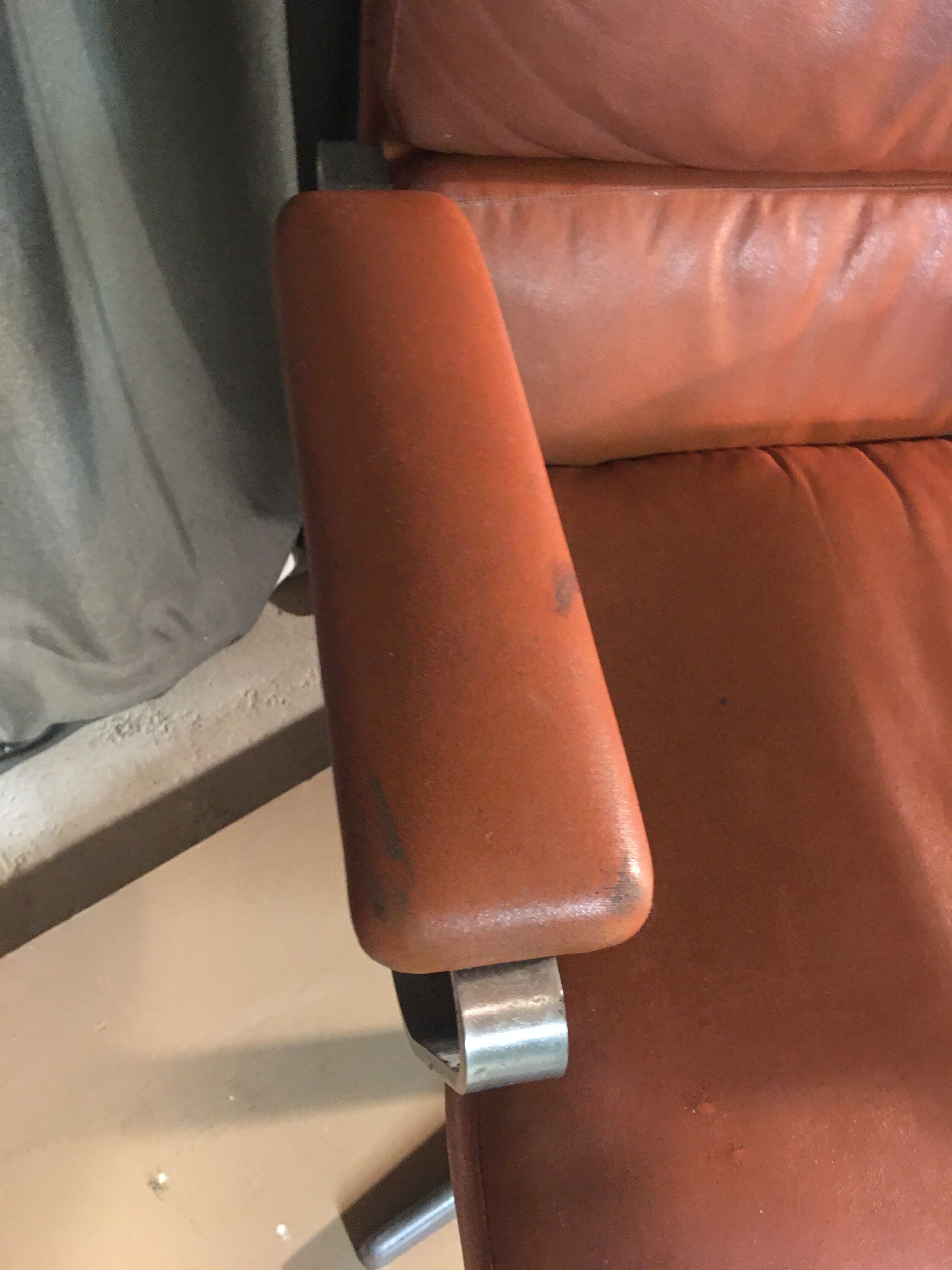 Leather desk chair