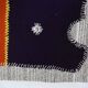 Deep Purple Minimalist Wall Hanging, 3x4 Textile Tapestry, 106x115 Cm