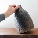 Glazed terracotta vase