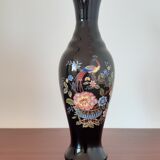 vase noir en verre