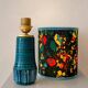 Wireless table lamp made of 1960s West German pottery ceramic.