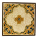 Ceramic and wood trivet