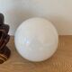 ▪️Art Deco Ceramic and Globe Lamp Stylized Shell Brown and Gold
