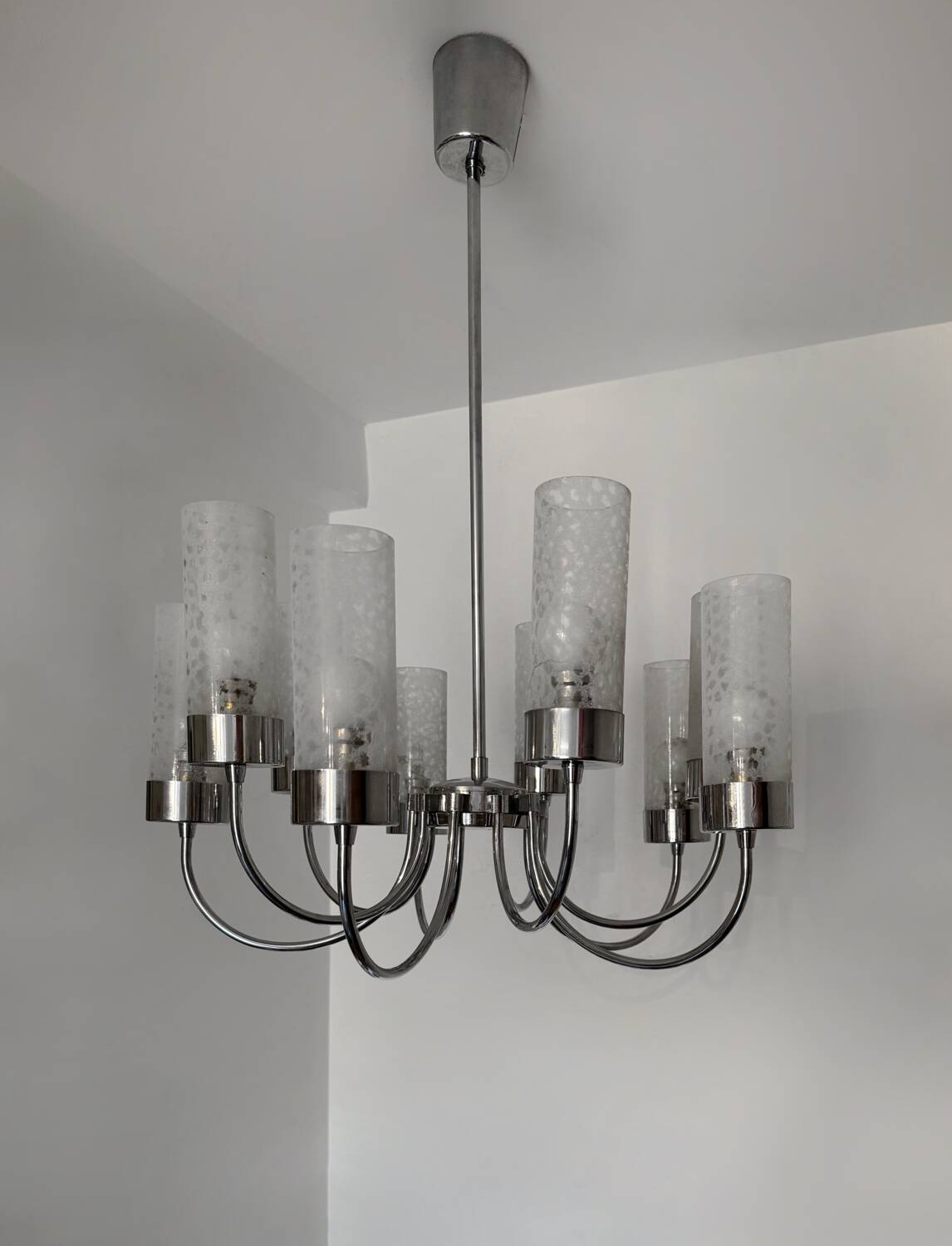 Space Age design chandelier from the 70s