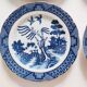 Set of 6 English porcelain dessert plates