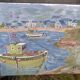 Oil "Fishing boats at Port Le Guilvinec"