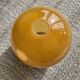 Large globe in vintage orange opaline 70s