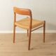 Model 75 dining chair set by Niels O. Møller, 1950s