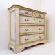 Antique Italian commode with a marble top.