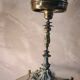 lamp, modernism, bronze, brass, metal, art nouveau 47x15 elec ok