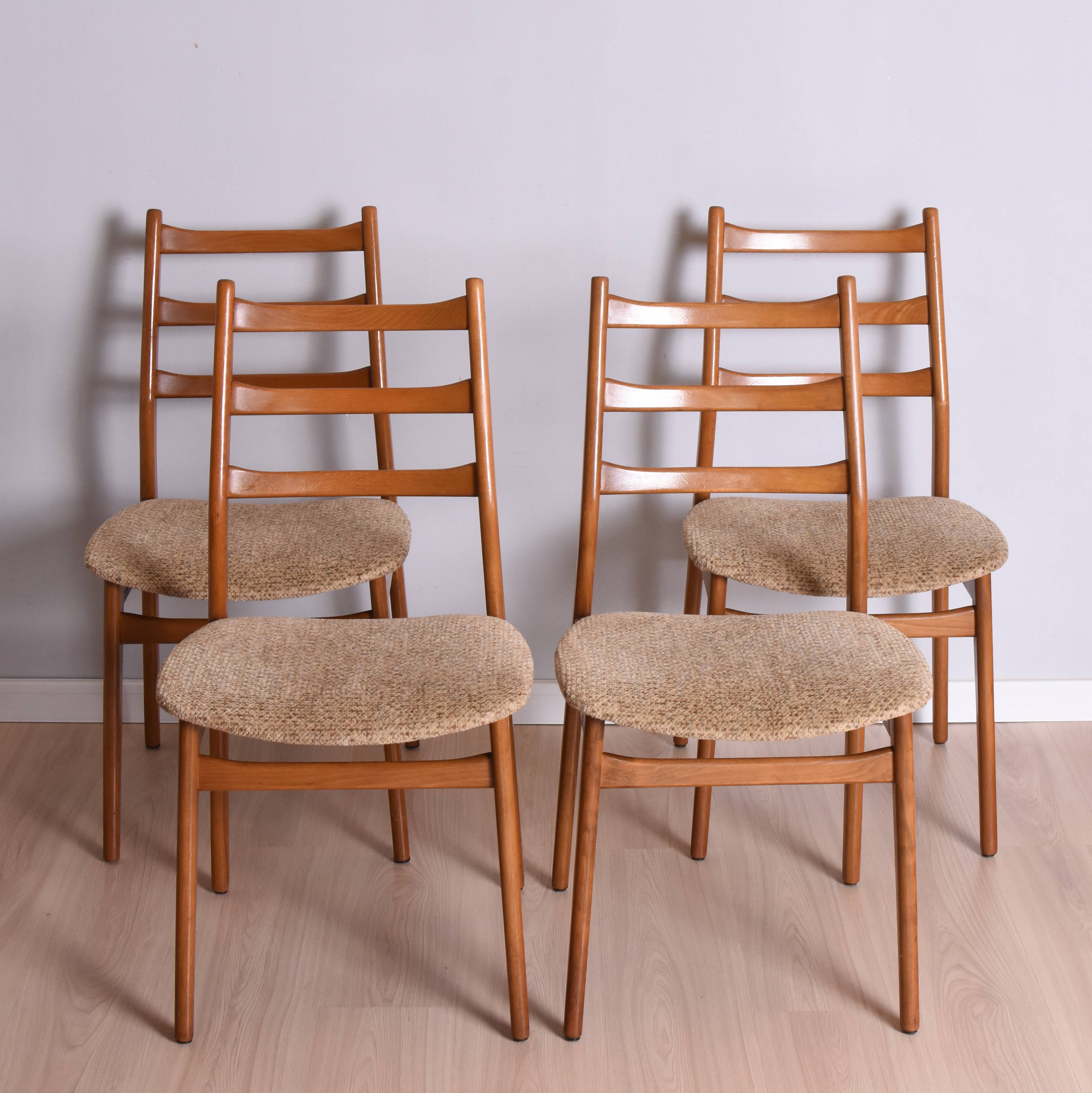 Set of four Casala chairs, Germany, 1960s