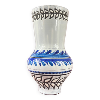 Roger Capron - Exceptional Large Baluster Vase in Blue